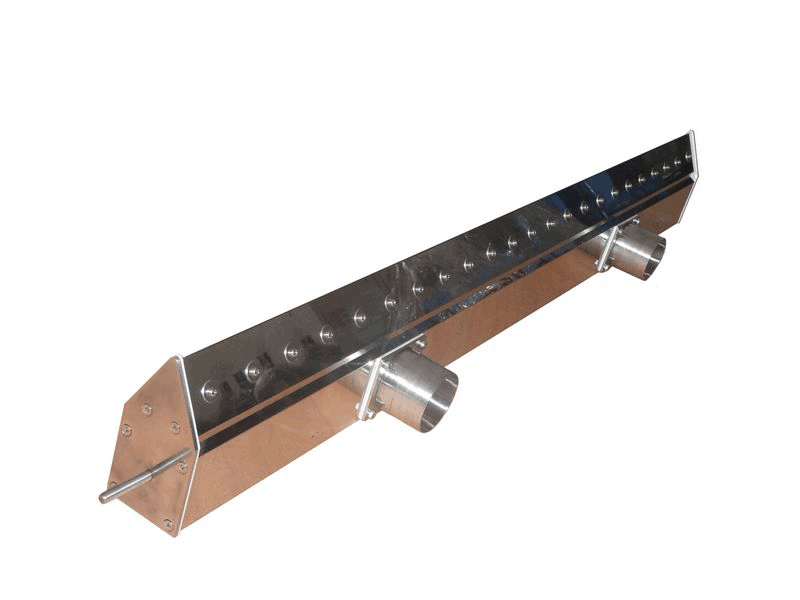 Back-Inlet Stainless Steel Air Knife